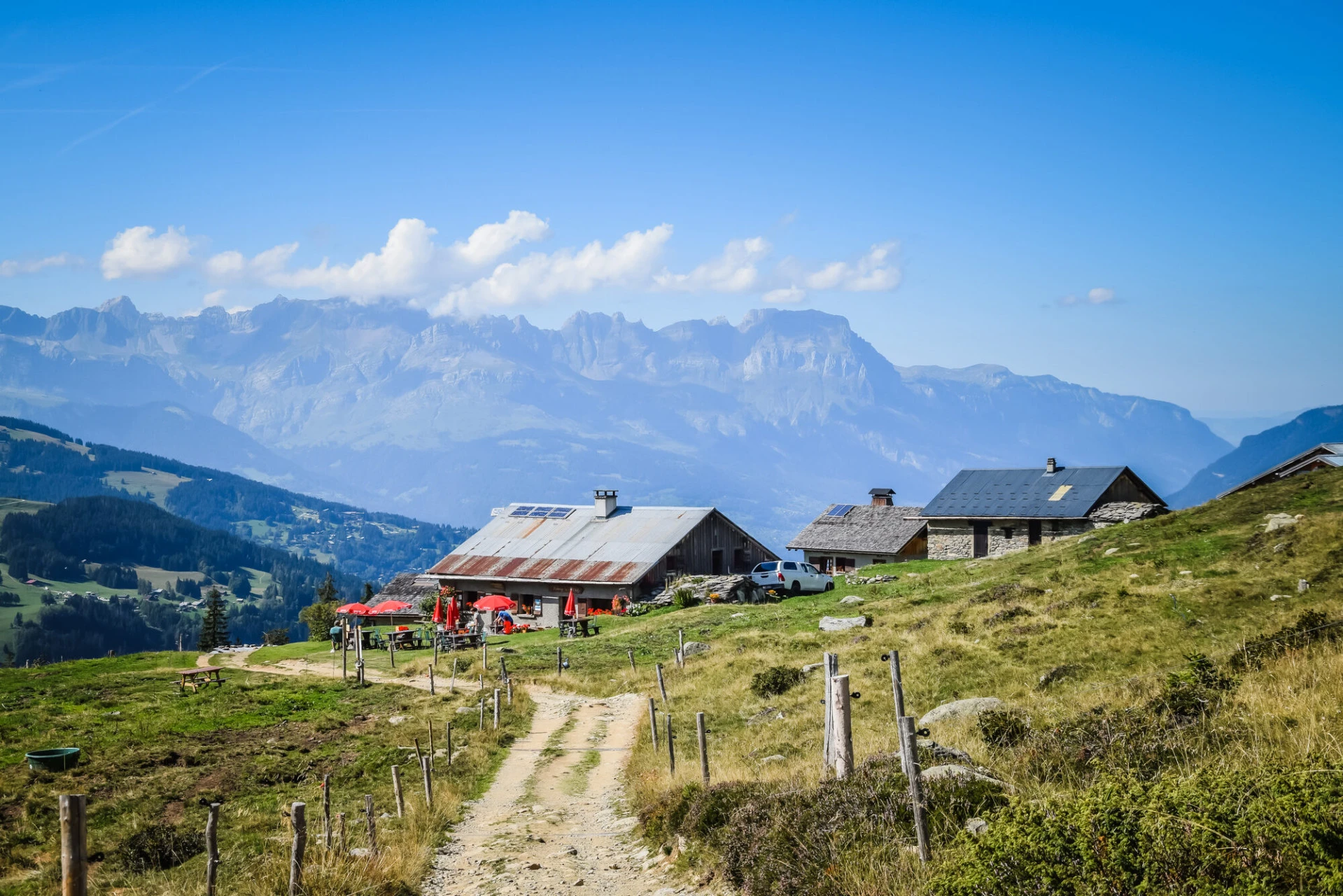 Auberge du Truc sull'altopiano del Truc, val Montjoie