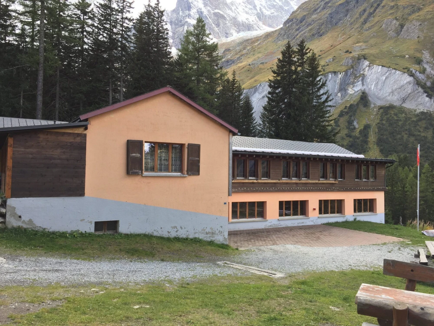 Chalet Le Dolent a La Fouly, di fronte al Mont Dolent