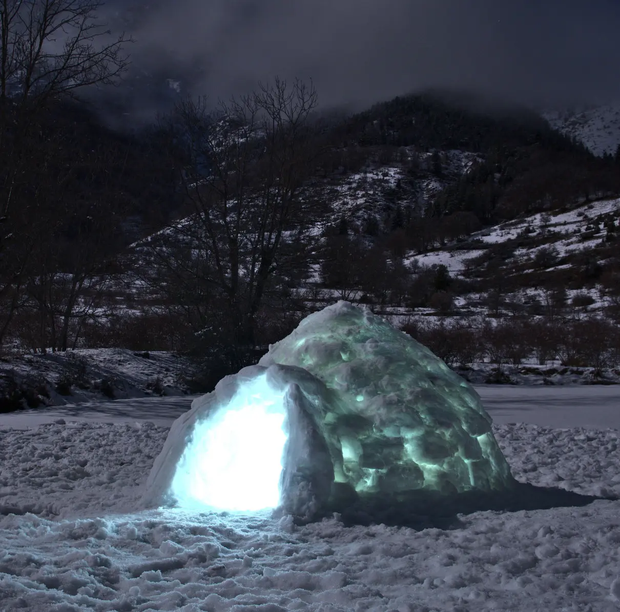Igloo nelle Alpi del Sud