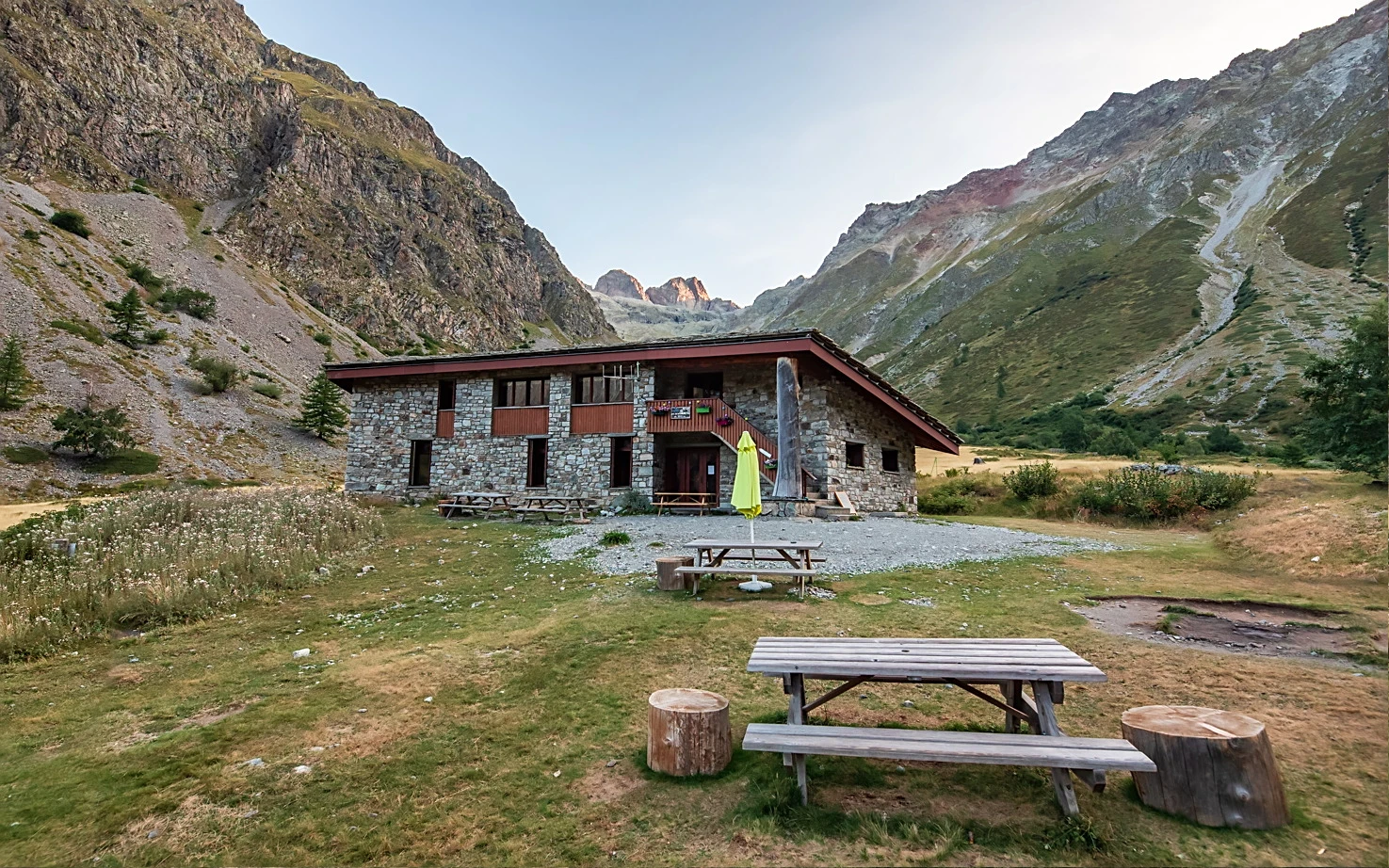 Il rifugio del Pré de la Chaumette