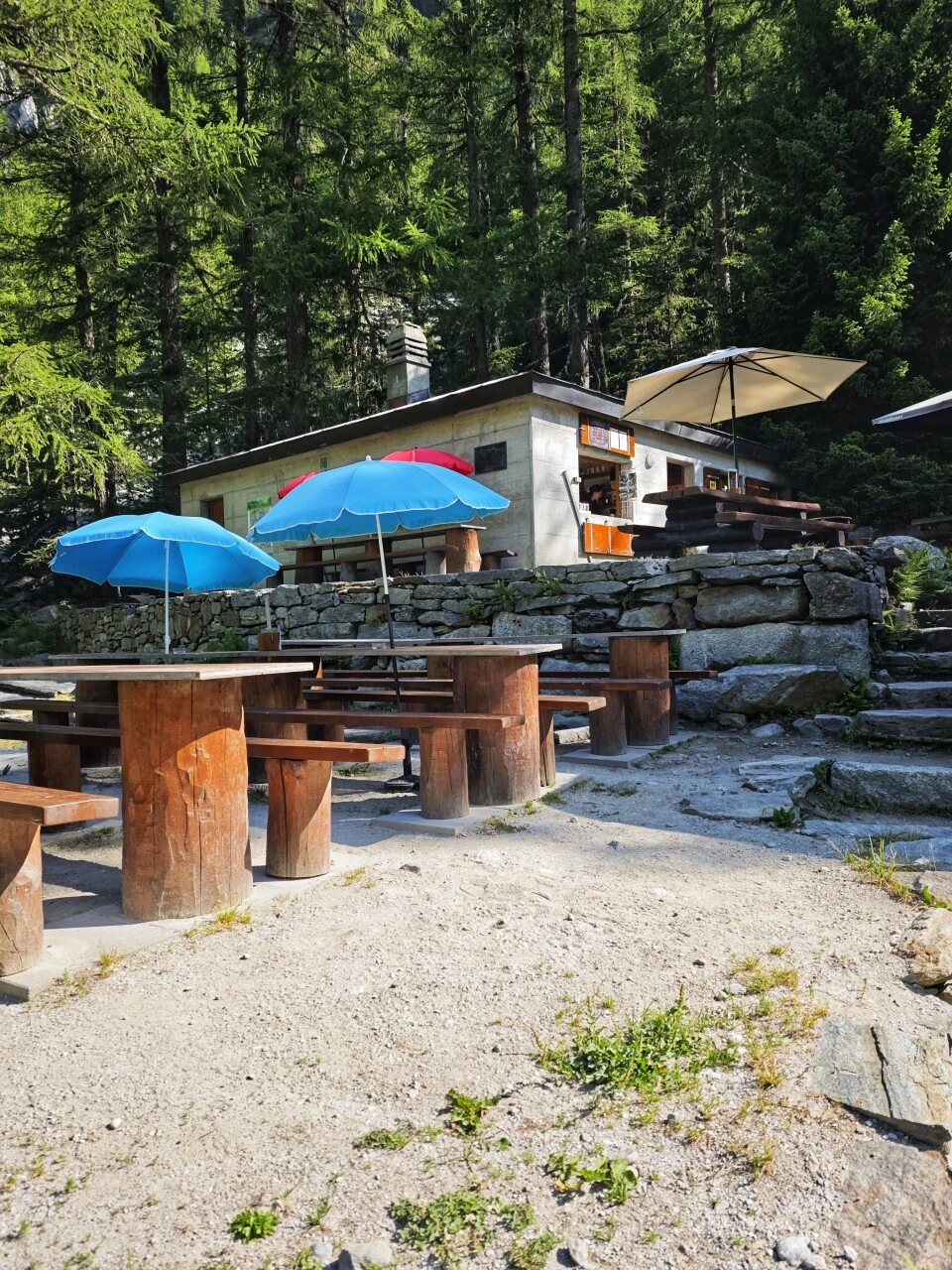 Il Relais d'Arpette, ultima sosta prima della salita verso la Fenêtre