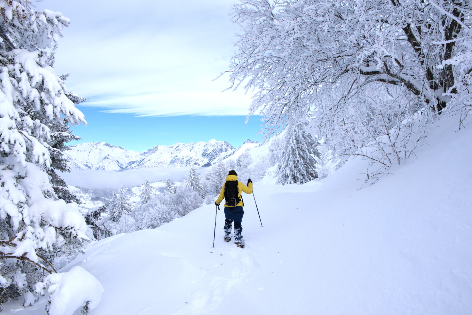 Soggiorno con ciaspole nelle Hautes-Alpes